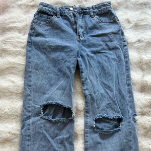 SHEIN Light Blue Petite Small Denim Jeans